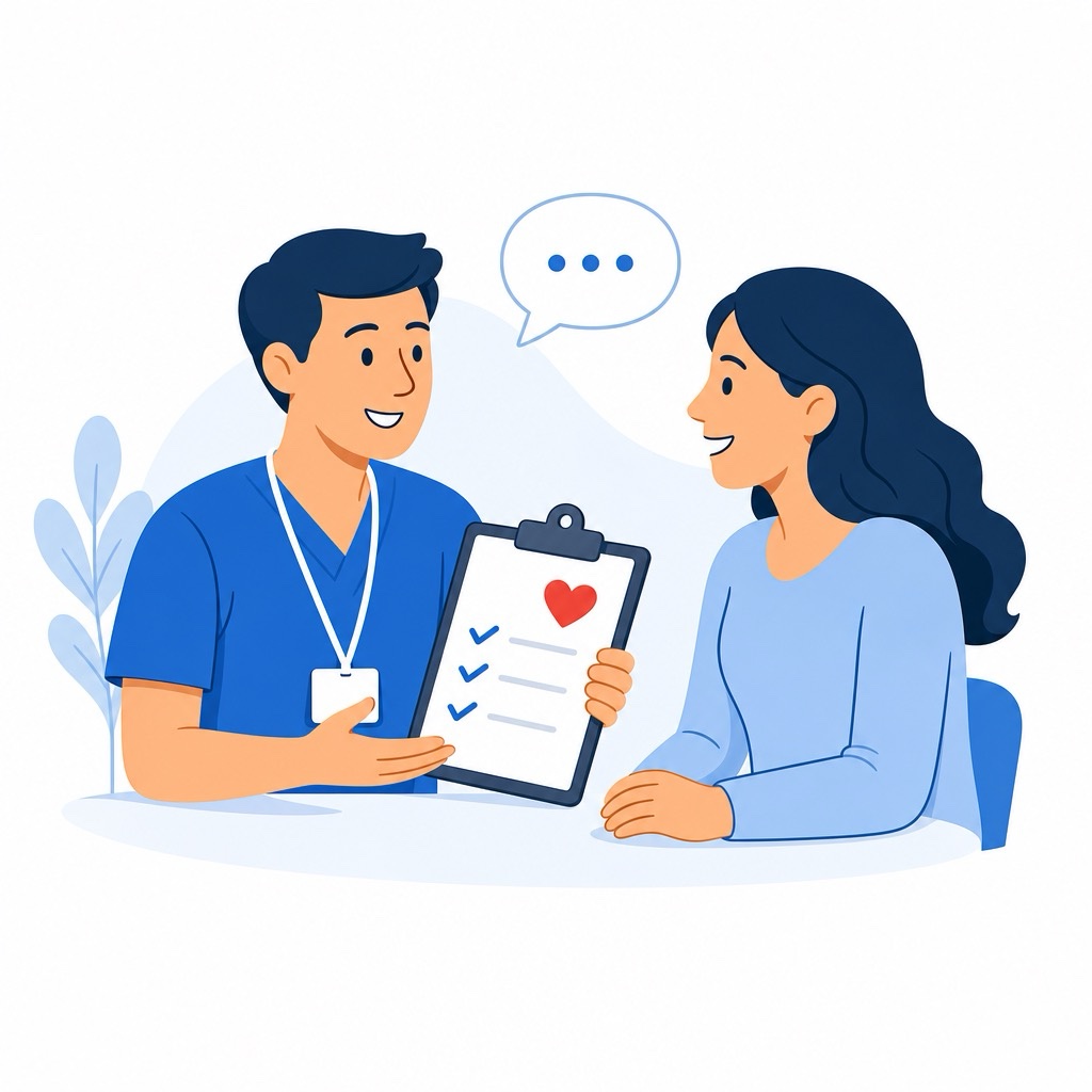 Patient with Medical Staff